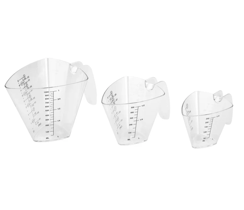 Ensemble de 3 verres doseurs LACOR Tri 67131