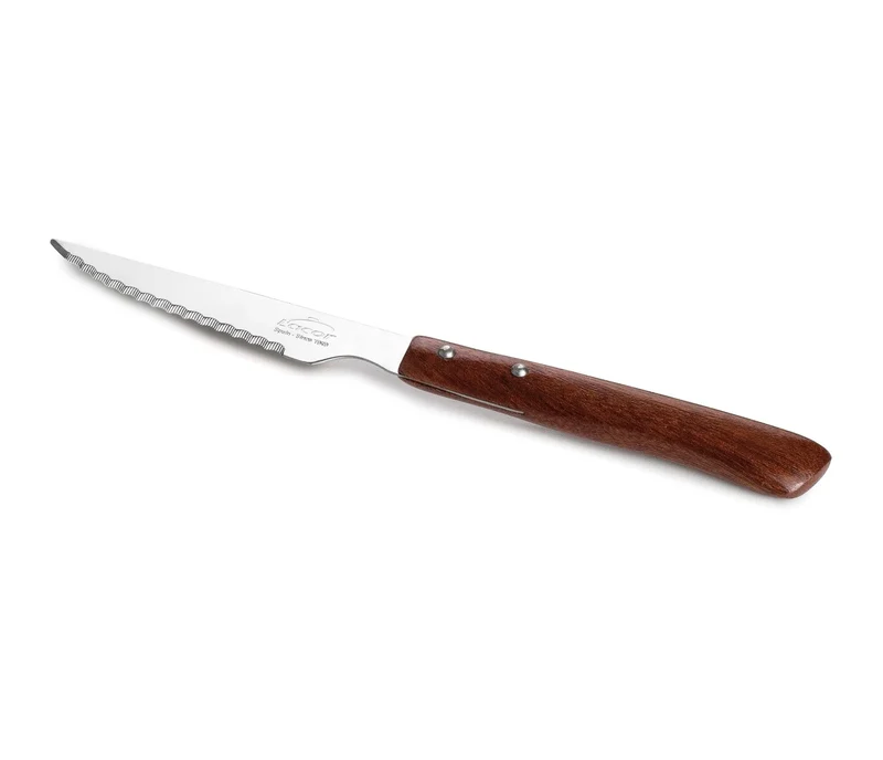 Ensemble de 6 couteaux à steak LACOR Wood 38240