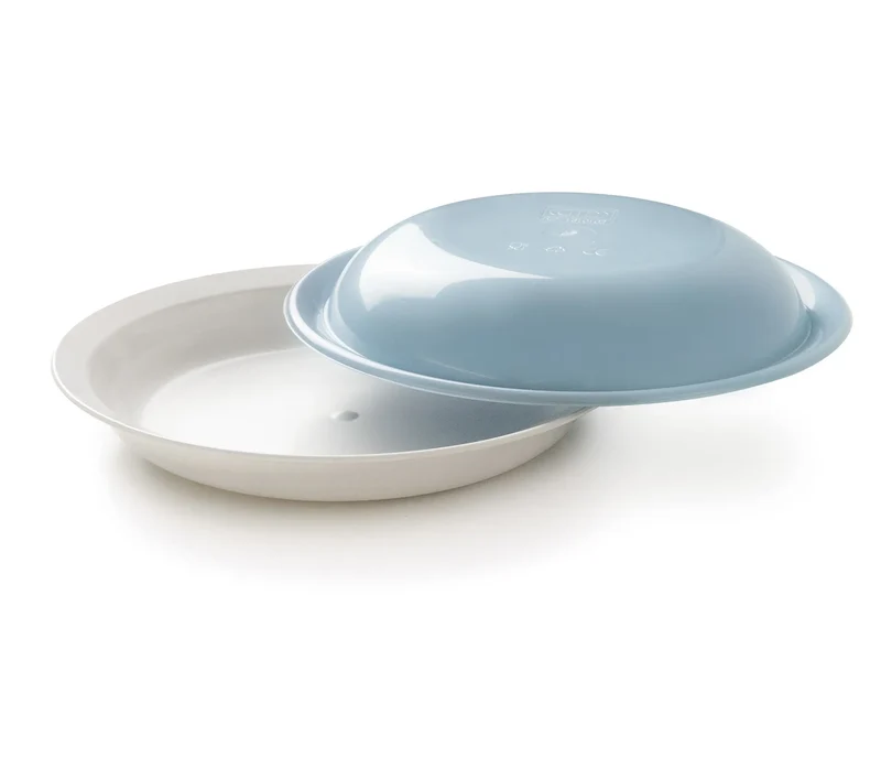 Assiette plate en polycarbonate LACOR avec couvercle 66933