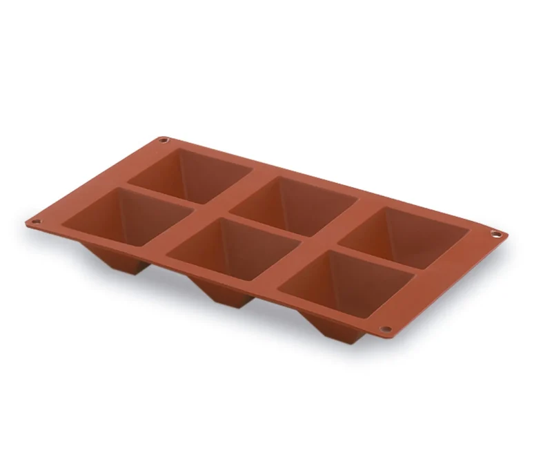 LACOR Moule pyramide 6 cavités Pastryflex 66822