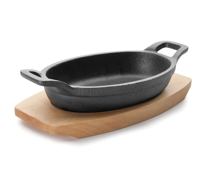 Mini cocotte ovale LACOR avec base Magma 25881