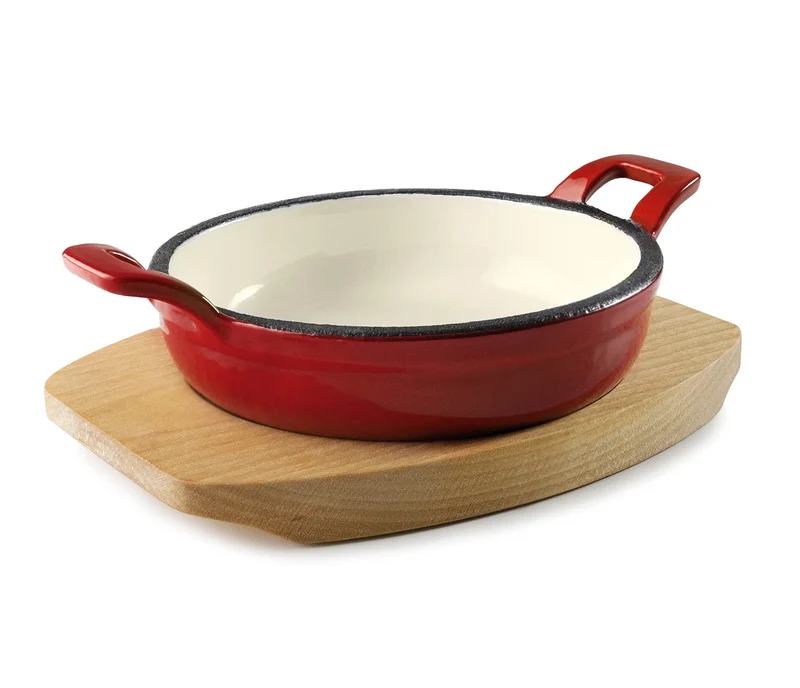 LACOR Mini cocotte ronde Magma rouge 25851