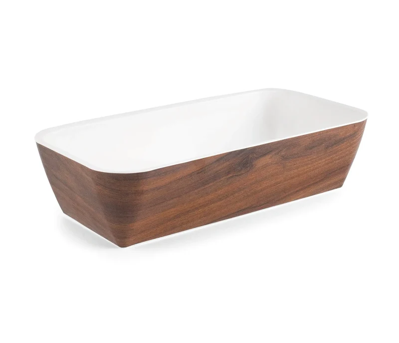 LACOR Bol rectangulaire en bois 63092