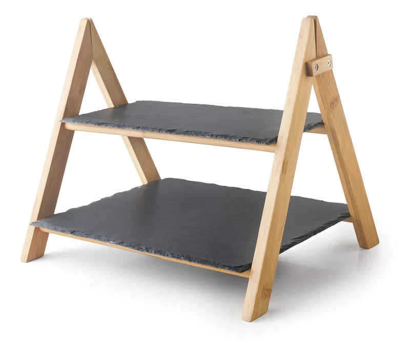 LACOR Support d'exposition en ardoise et bois 61233