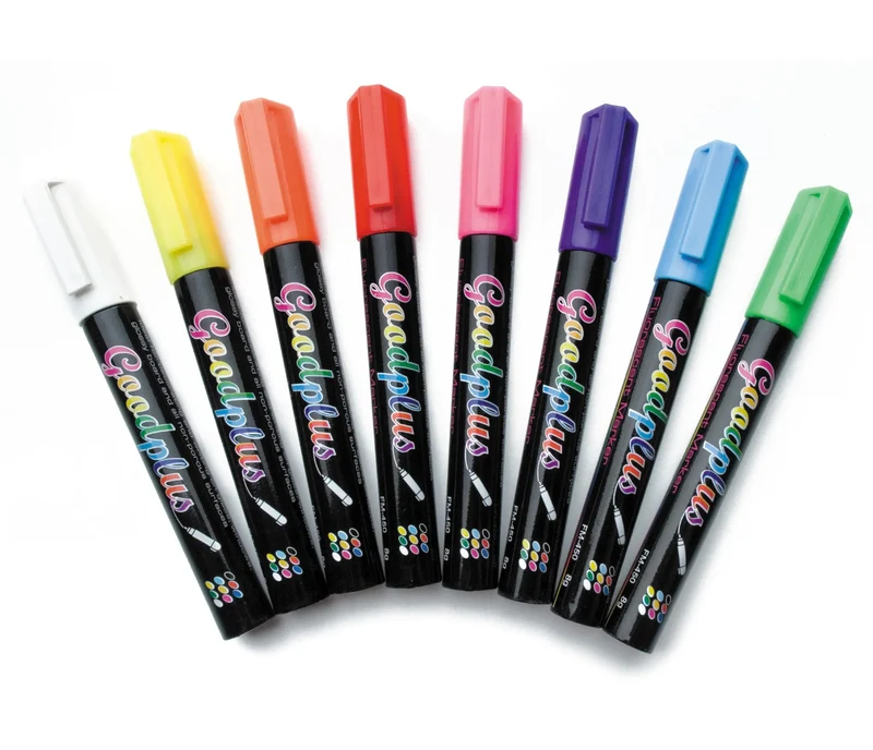 LACOR Marqueurs fluorescents en 8 couleurs 39161