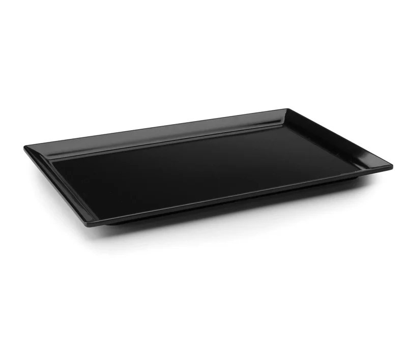 Plateau rectangulaire LACOR Edge Black Classic 63545