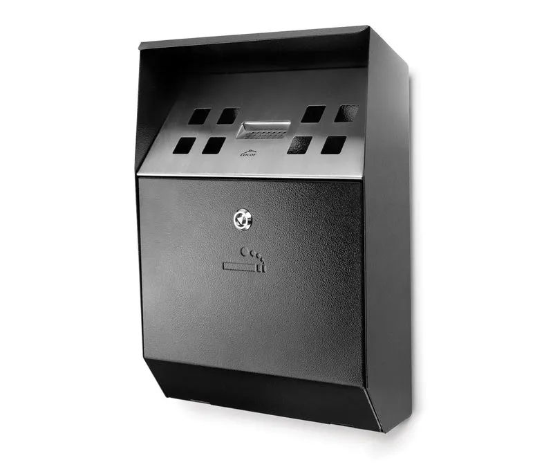 LACOR Cendrier mural Black 63342