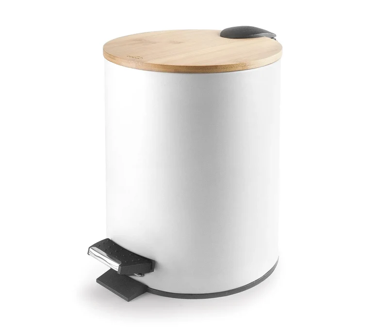 Corbeille à papier avec pédale LACOR Nature 63355