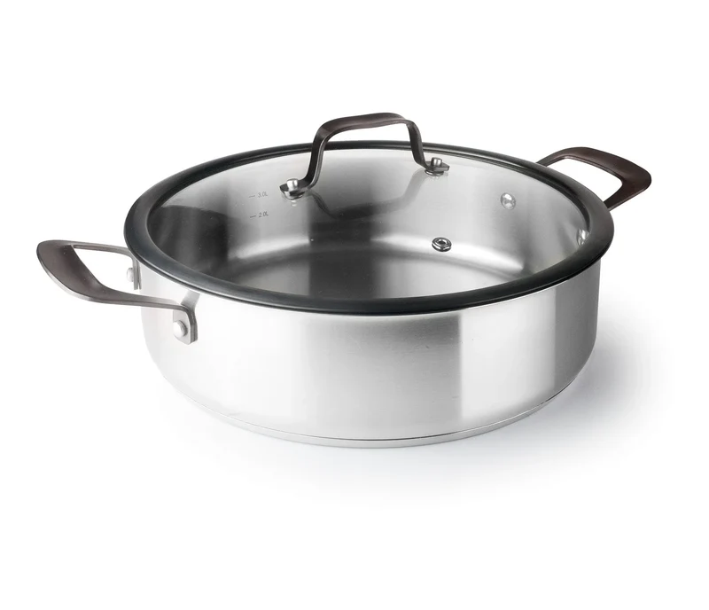 Casserole basse avec couvercle LACOR Origin 47128