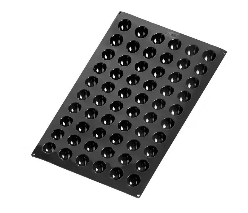 LACOR Moule demi-sphérique 60 cavités Noir 66747