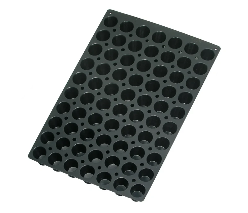 LACOR Moule à mini muffins 70 cavités Noir 66765