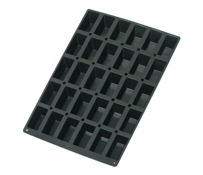 LACOR Moule mini cake 30 cavités Noir 66769