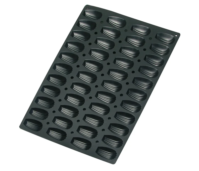 LACOR Moule à madeleines 44 cavités Noir 66763