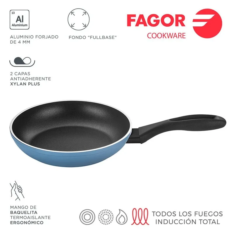 Poêle FAGOR MAXIMA Ø24 Bleu