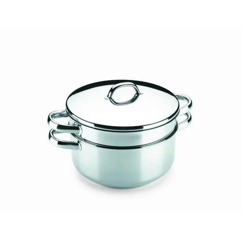 ALZA ALZA cocotte + cuiseur vapeur 22 cm.