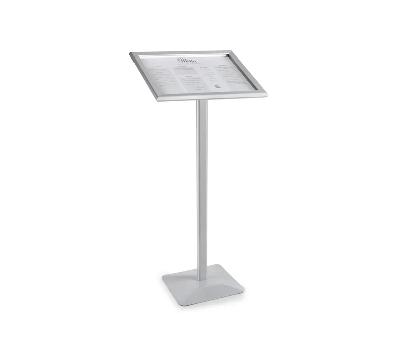 LACOR Support + porte-menu en aluminium 39433