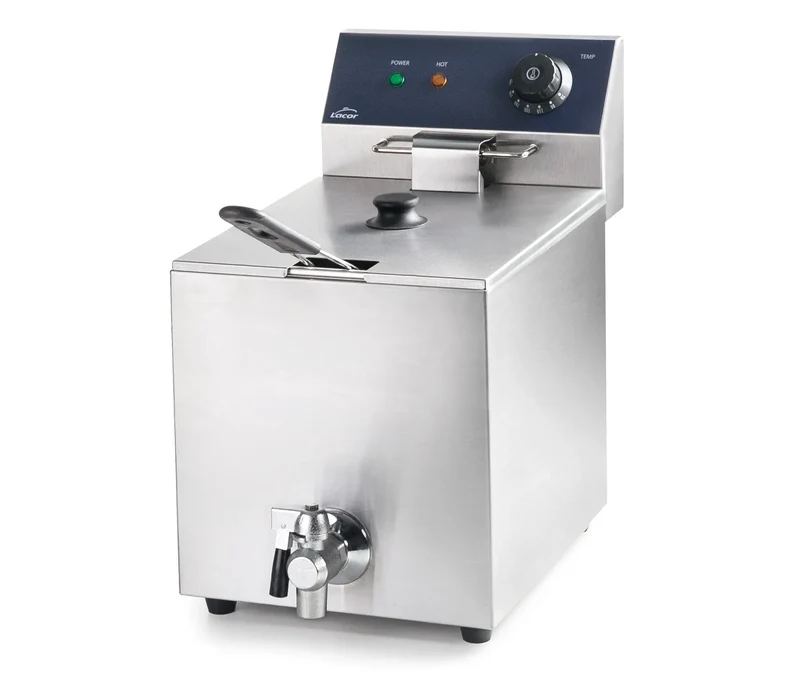 Friteuse LACOR avec robinet professionnel 69468