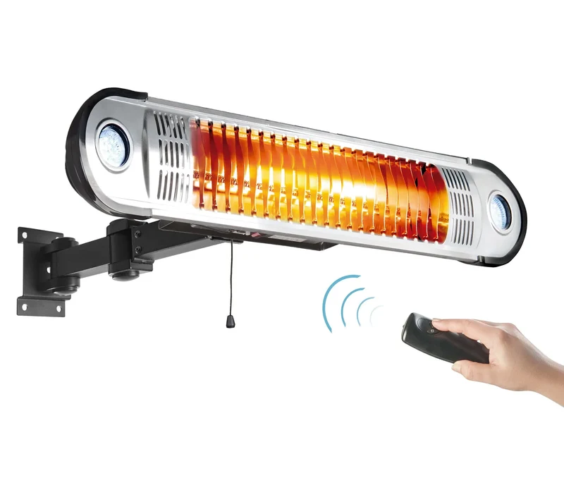 LACOR chauffage mural infrarouge Fuori 1500W - Pour terrasses IP55