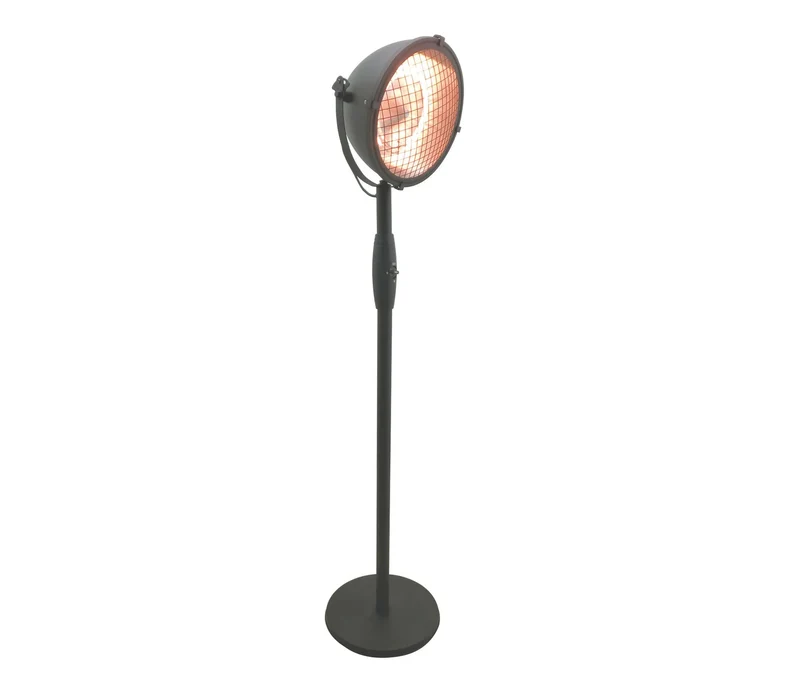 Lacor chauffe-terrasse électrique sur pied noir 69414
