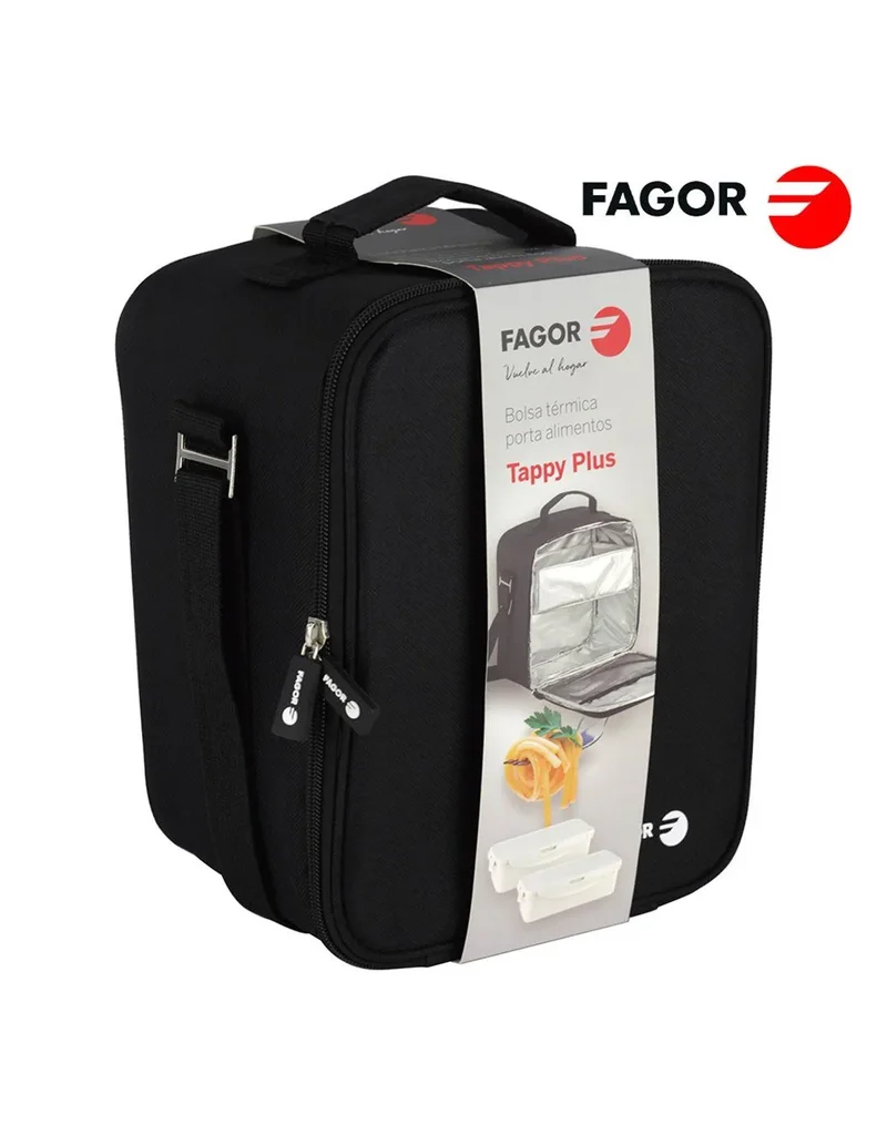 FAGOR Tappy Max sac isotherme + 2 boîtes repas (0,8L + 1,2L)