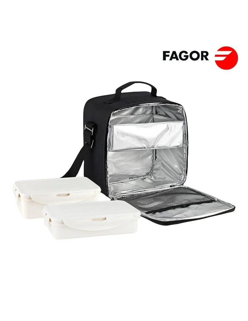 FAGOR Tappy Plus sac isotherme + 2 boîtes-repas (0,8L + 0,8L)
