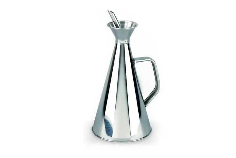ALZA BASIC distributeur d'huile anti-goutte en acier inoxydable 1 litre