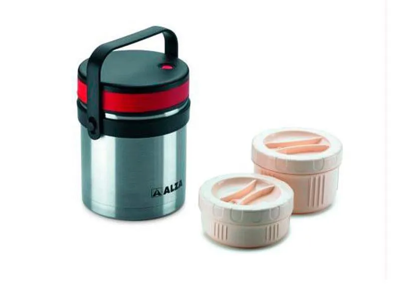 ALZA LUNCH terme compartiments inox 1 litre