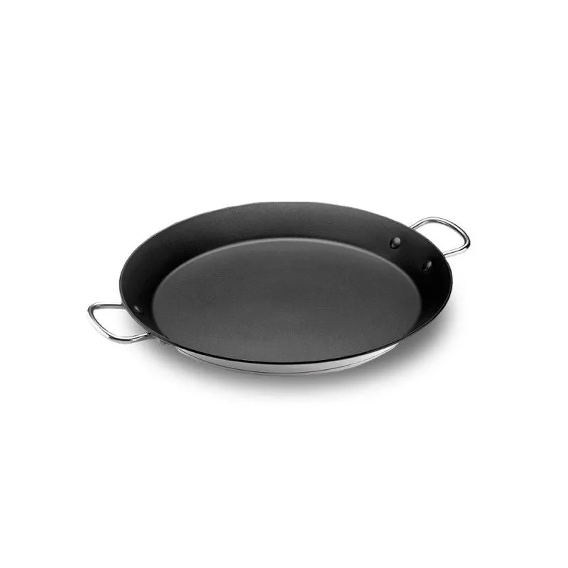 ALZA BASIC poêle à paella valencienne en acier inoxydable antiadhésive de 32 cm.