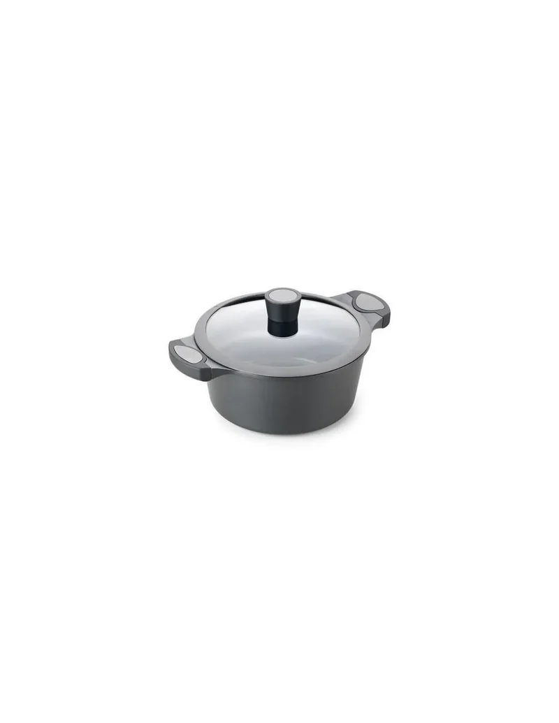 ALZA MATRIX cocotte avec couvercle en fonte d'aluminium de 20 cm.