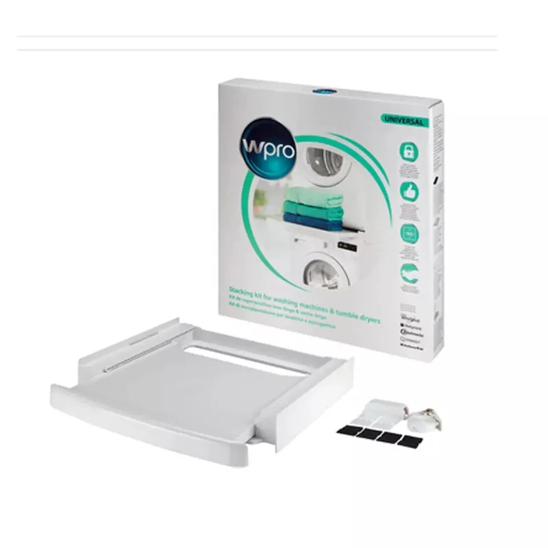 Union lave-linge-sèche-linge avec plateau coulissant 484000008436