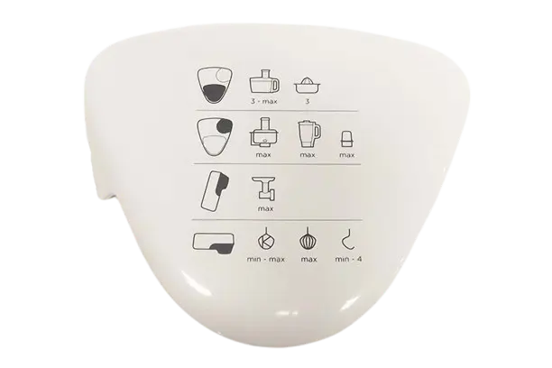 Couvercle à vitesse moyenne pour robot de cuisine Kenwood KW717325