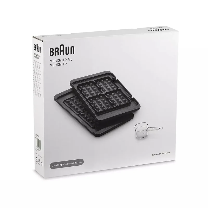 Ensemble de plaques pour gaufrier multigrill DeLonghi Braun 9 AS00006348