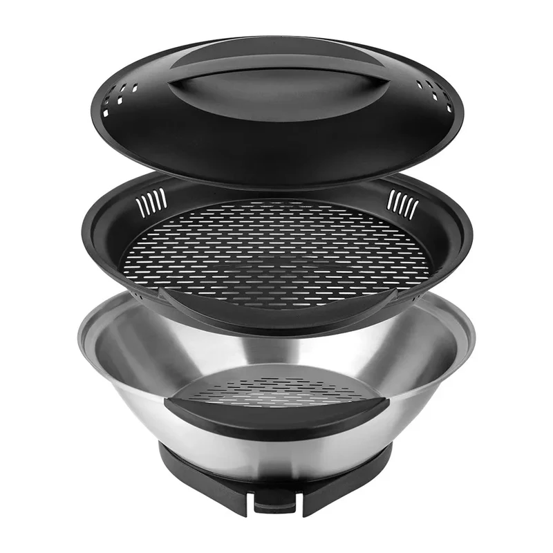 Cuiseur vapeur inox : Ensemble complet robot de cuisine Taurus (Touch - One - Easy - Go)