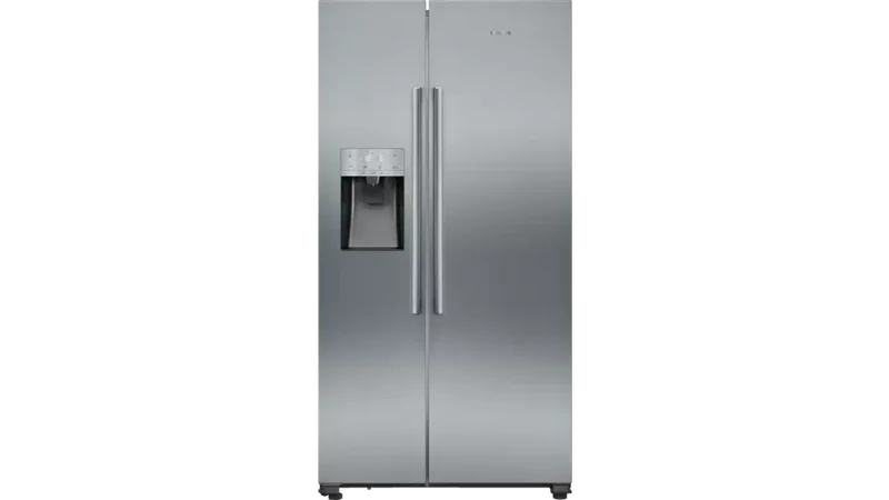 Réfrigérateur américain Siemens IQ500, Side By Side, Acier anti-traces KA93DAIEP