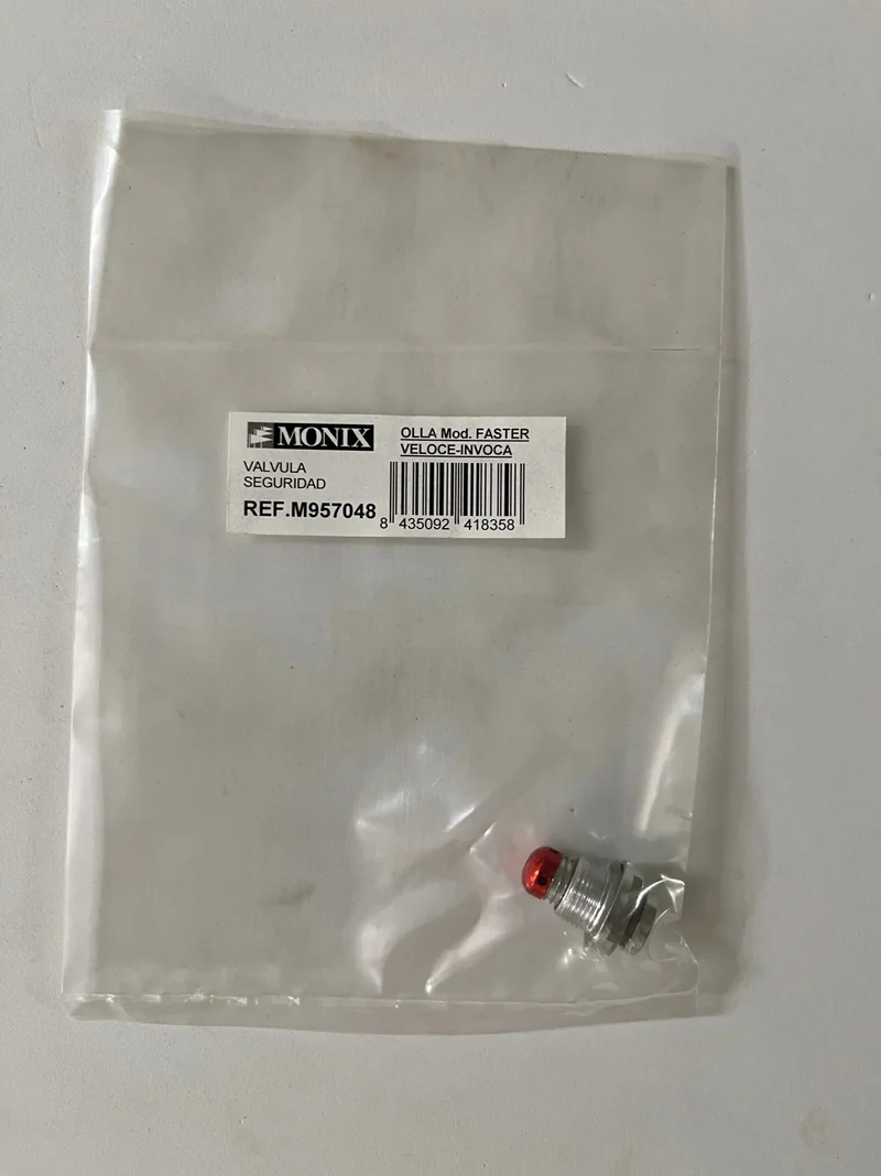 Soupape de sécurité pour autocuiseur Monix Faster-Veloce-Invoca M957048