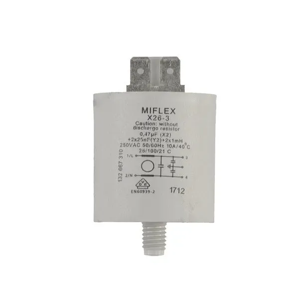 Condensateur de travail pour lave-linge Electrolux 3792740007