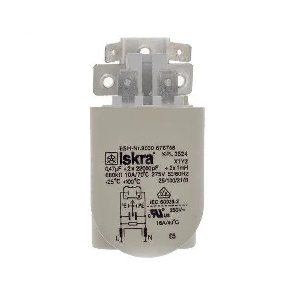 Condensateur filtre lave-linge Balay 00623842 0,47 µF anti-bruit