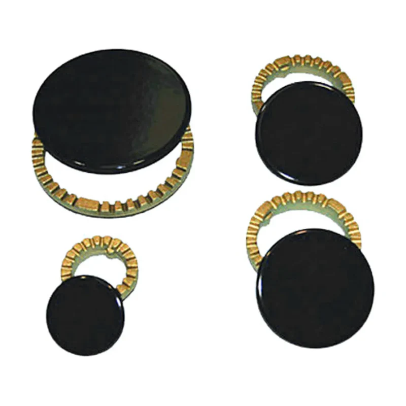 Ensemble de 4 caches brûleur pour cuisinière à gaz Ariston, Indesit C00053055