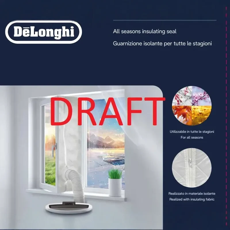 DeLonghi Joint en tissu pour fenêtre de climatiseur AS00007125