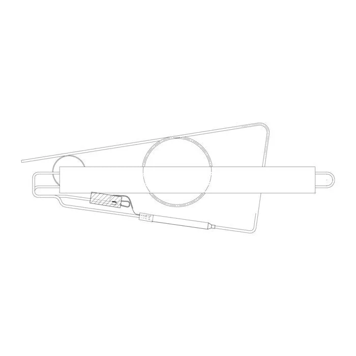 Évaporateur vertical réfrigérateur Electrolux 2425320146