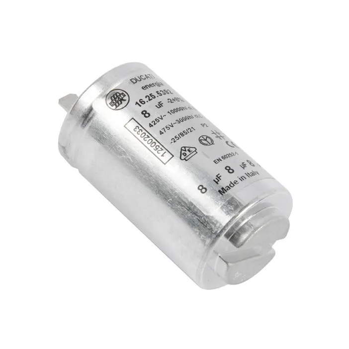 Condensateur de 8uF pour sèche-linge à tambour. Electrolux, AEG 1250020334