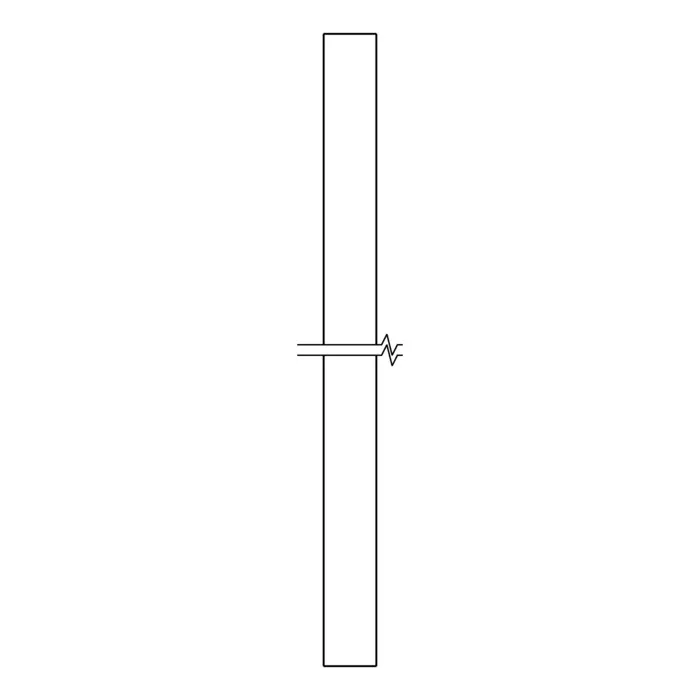 Ruban d'étanchéité pour panneau arrière de 485x6mm Electrolux, AEG 1251139430