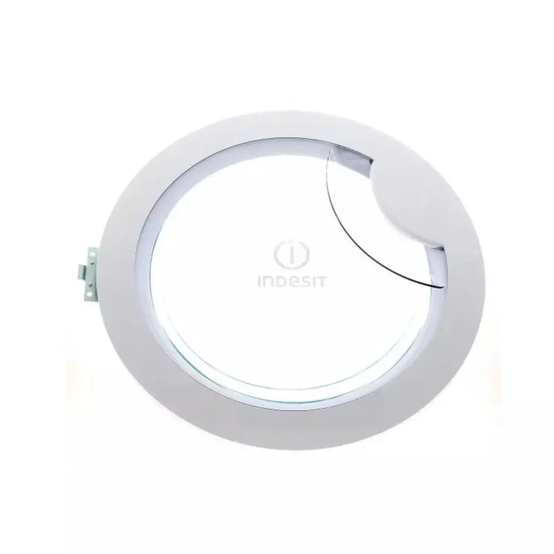 Porte complète avec verre pour lave-linge Indesit, Ariston C00272454