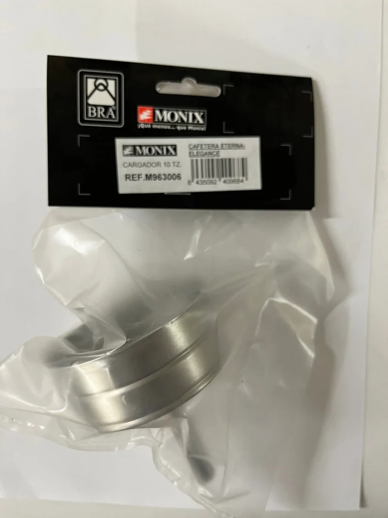 Chargeur 10 Tz Inox. Cafetière Monix Eterna-Aroma Bra Élégance M963006