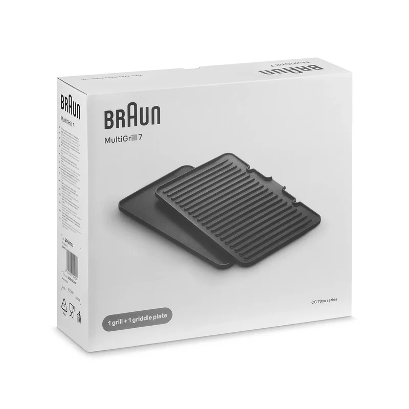 Jeu de plaques grill + plancha Multigrill 7 Braun AS00006344