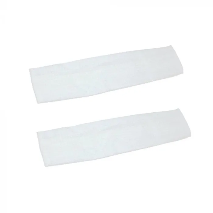 Ensemble de 2 chiffons de rechange pour brosse de sol en parquet Polti Vaporetto Lecoaspira PAEU0218