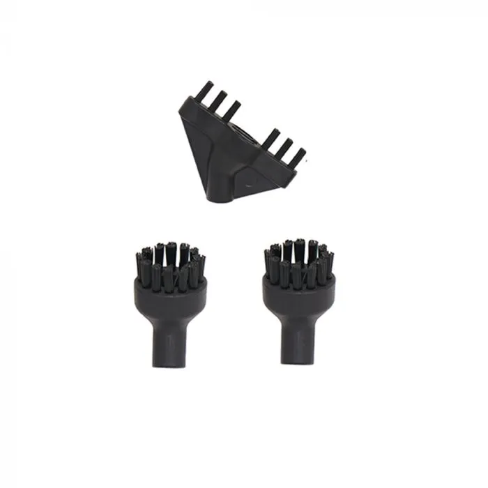 Ensemble de 3 brosses Polti PAEU0358 - 2 rondes + 1 pour joints pour Vaporetto