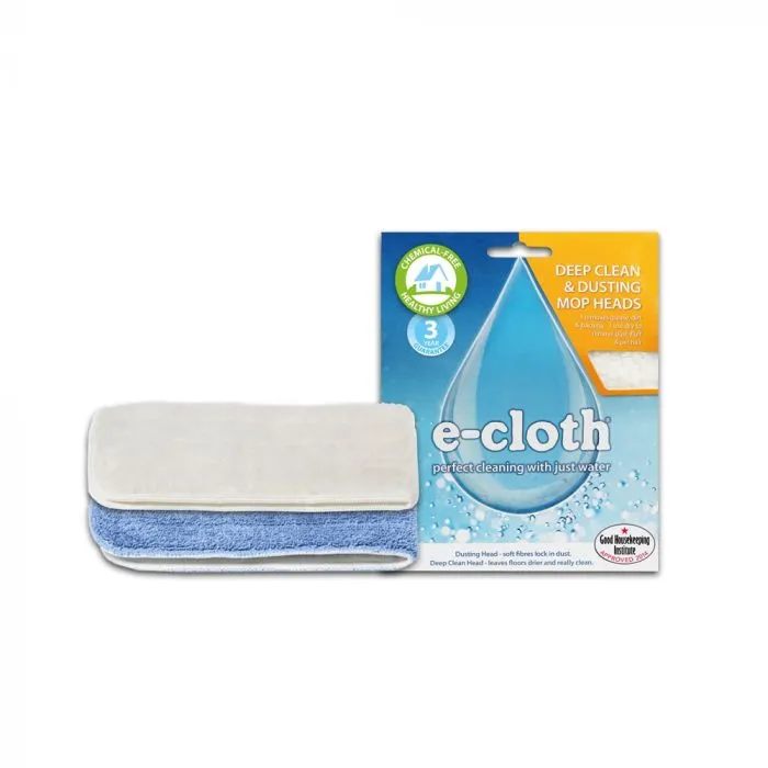 Kit de nettoyage et balai Polti E-Cloth avec 2 chiffons