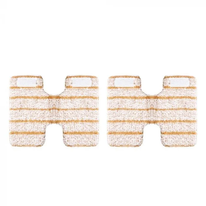 Jeu de 2 chiffons pour nettoyer les sols délicats de Polti Vaporetto Lecoaspira PAEU0317