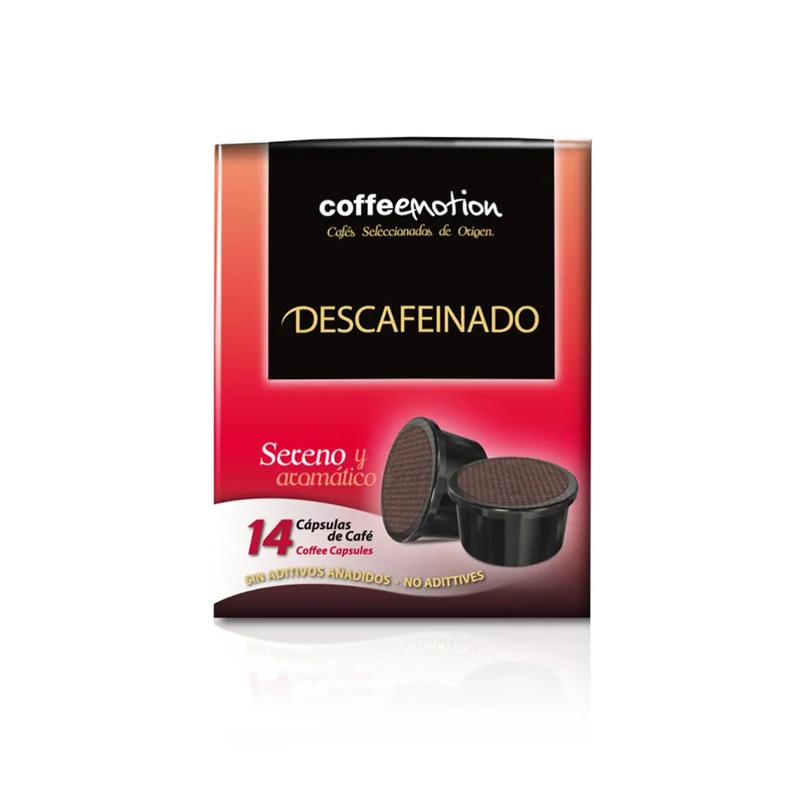 Capsules de café Taurus Coffeemotion décaféiné (14u) 999129000